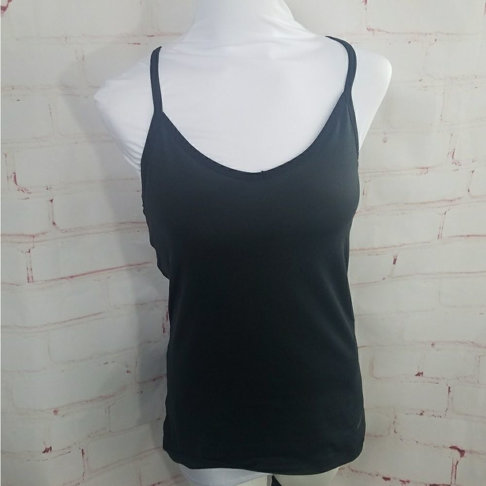 3/$25 Nike Black Tank Top Shelf Bra Medium